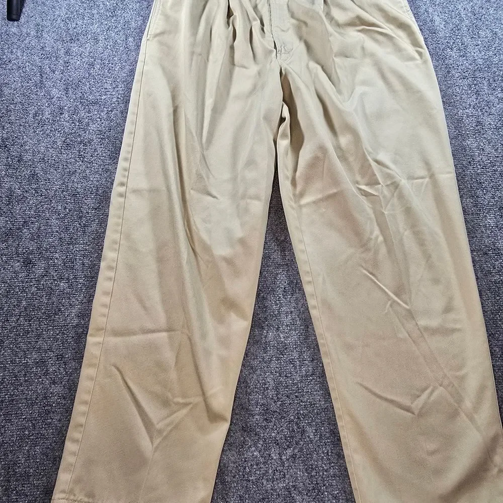 L.L. Bean Men’s Khaki Pants 34x30 Classic Fit Tan Casual Chinos